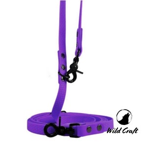 Smycz Wodoodporna przepinana 2m - FIOLETOWA 