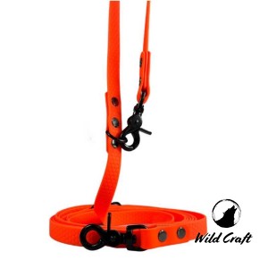 Smycz Wodoodporna przepinana 3m - POMARAŃCZ