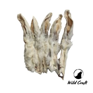 Ucho Królicze z Futrem 10 szt