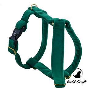 Szelki Guardy Welurowe Zielone XL