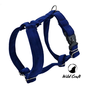 Szelki Guardy Welurowe Granatowe L