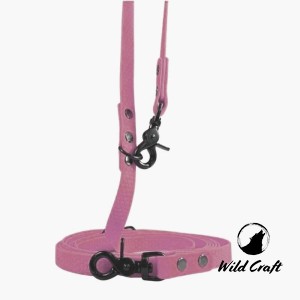 Smycz Wodoodporna przepinana 3m - PUDROWY RÓŻ