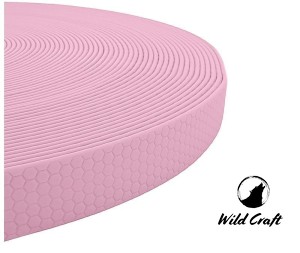 Smycz Wodoodporna Treningowa - PUDROWY RÓŻ