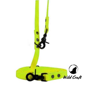 Smycz Wodoodporna przepinana 3m - ŻÓŁTY NEON 