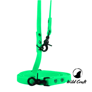 Smycz Wodoodporna przepinana 3m - ZIELONY NEON 