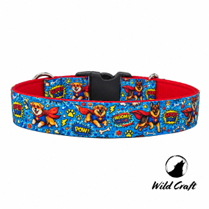 Obroża MINI zatrzask SUPER DOG
