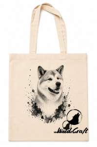 AKITA INU TORBA BAWEŁNIANA