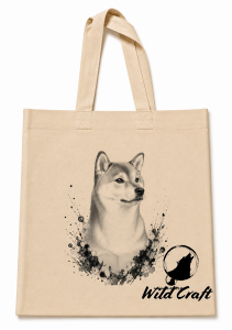 SHIBA INU TORBA BAWEŁNIANA