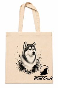ALASKAN MALAMUTE TORBA BAWEŁNIANA